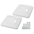 White 14" x 14" Roof Vent Cover Y33296