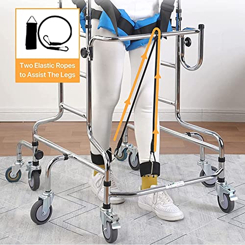 Upright Rollator Walker with 8 Wheels and Seat E90415