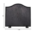 Black Cast Iron Fireback 16 x 17.5 inch U50383