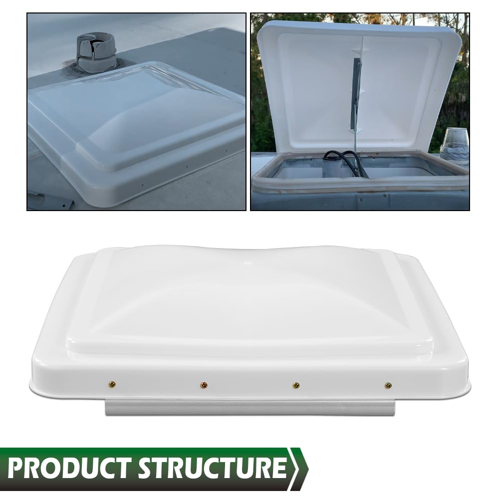 White 14" x 14" Roof Vent Cover Y33296