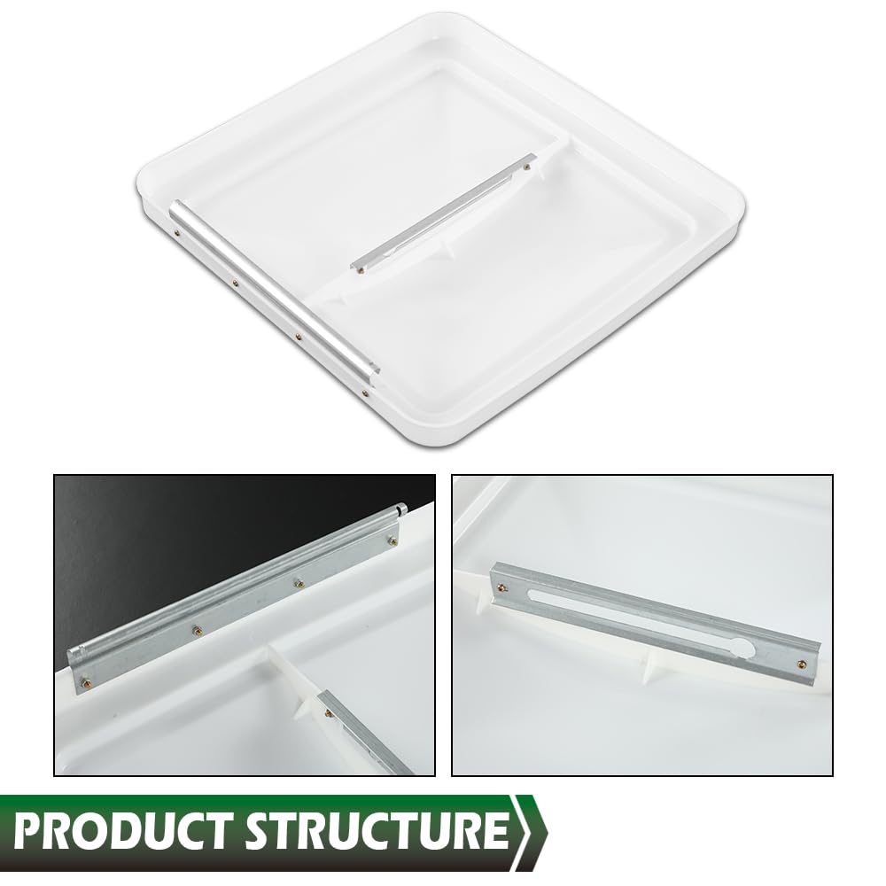 White 14" x 14" Roof Vent Cover Y33296