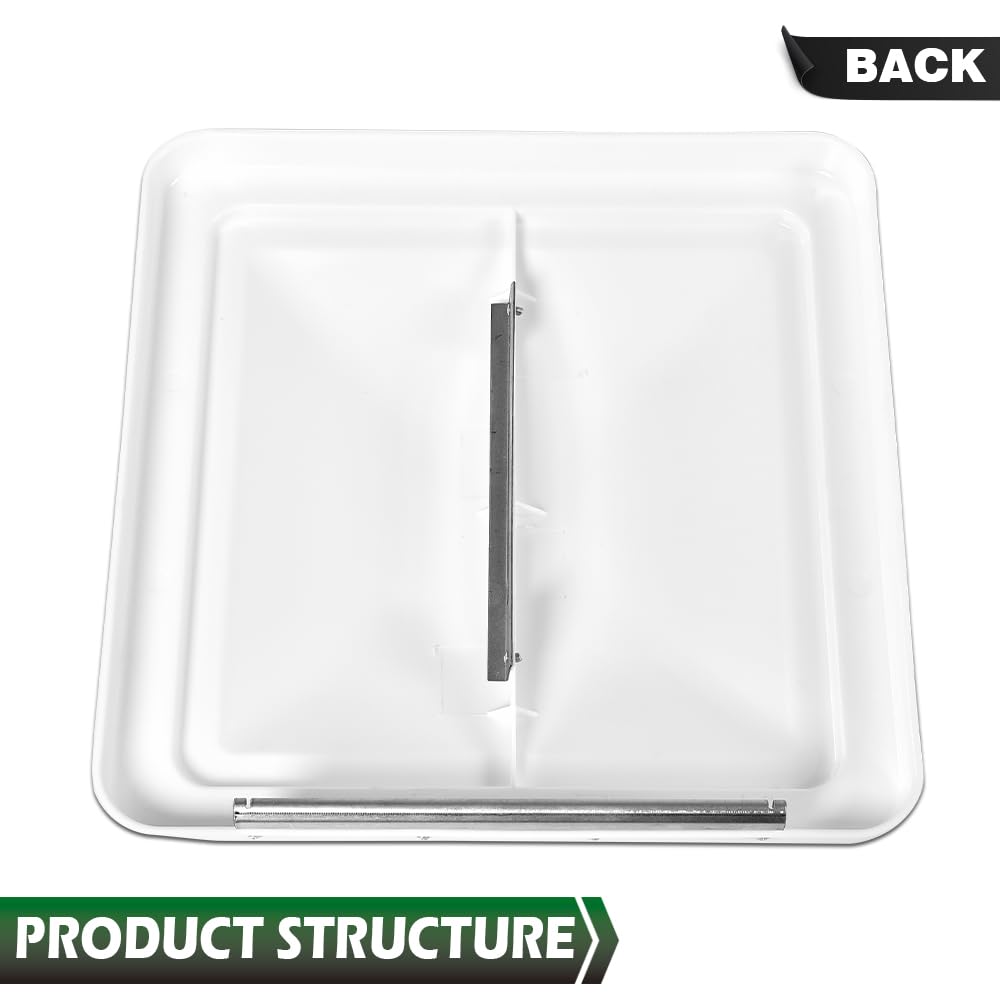 White 14" x 14" Roof Vent Cover Y33296
