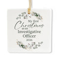 Ceramic 3-inch Square-Shaped Christmas Ornament C739716