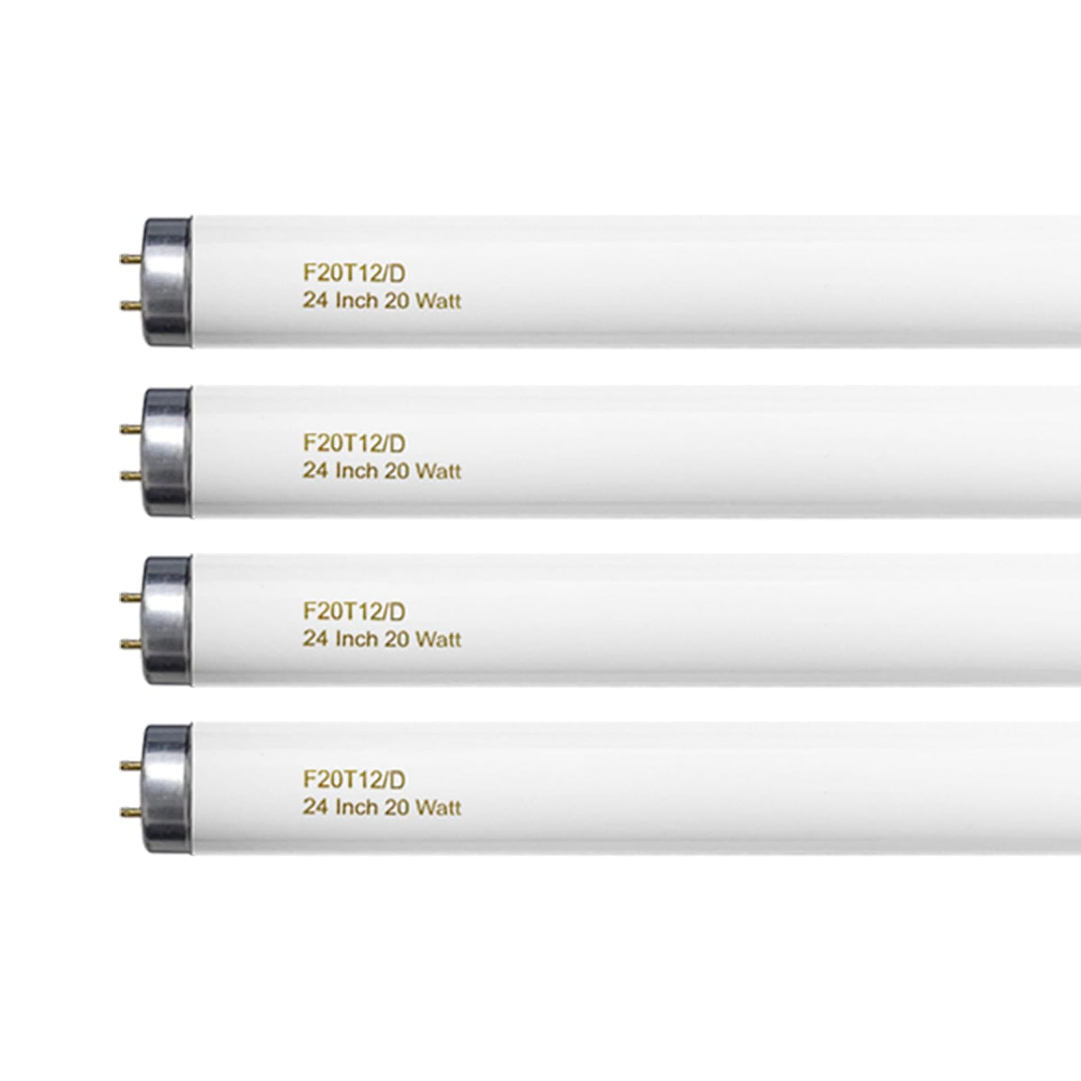 20 Watt T12 Fluorescent Tube Light Bulb Daylight 4 Count W1430