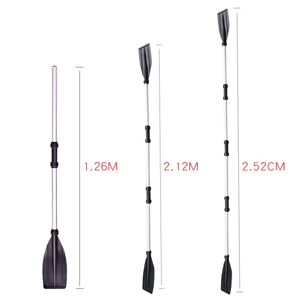 Aluminum Alloy Paddle, 2 Pack Adjustable Kayak Oars Q750848