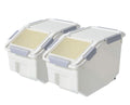 2 Pack Airtight Pet Food Storage Container with Scoop 10 LB O187