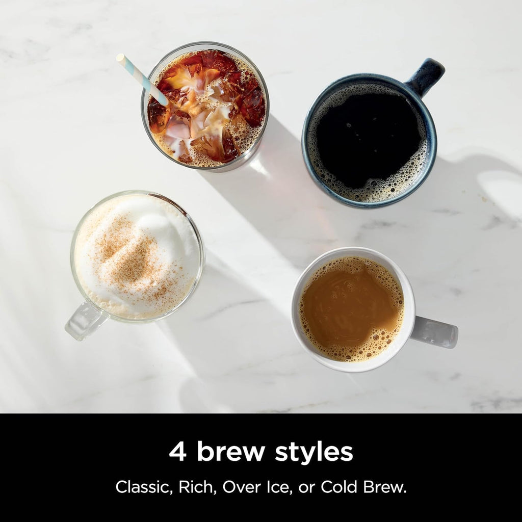 Hot & Iced XL Coffee Maker with Rapid Cold Brew, 8 Sizes, Black I579