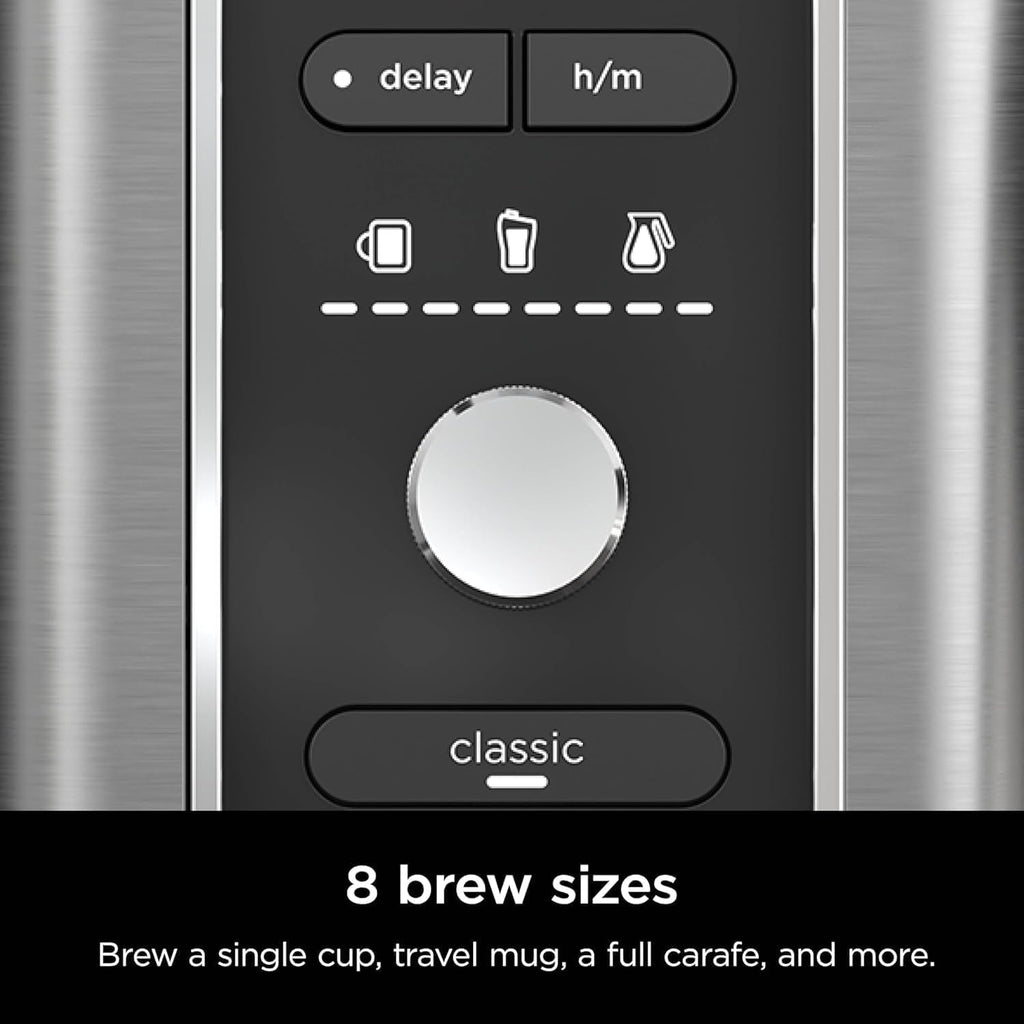 Hot & Iced XL Coffee Maker with Rapid Cold Brew, 8 Sizes, Black I579