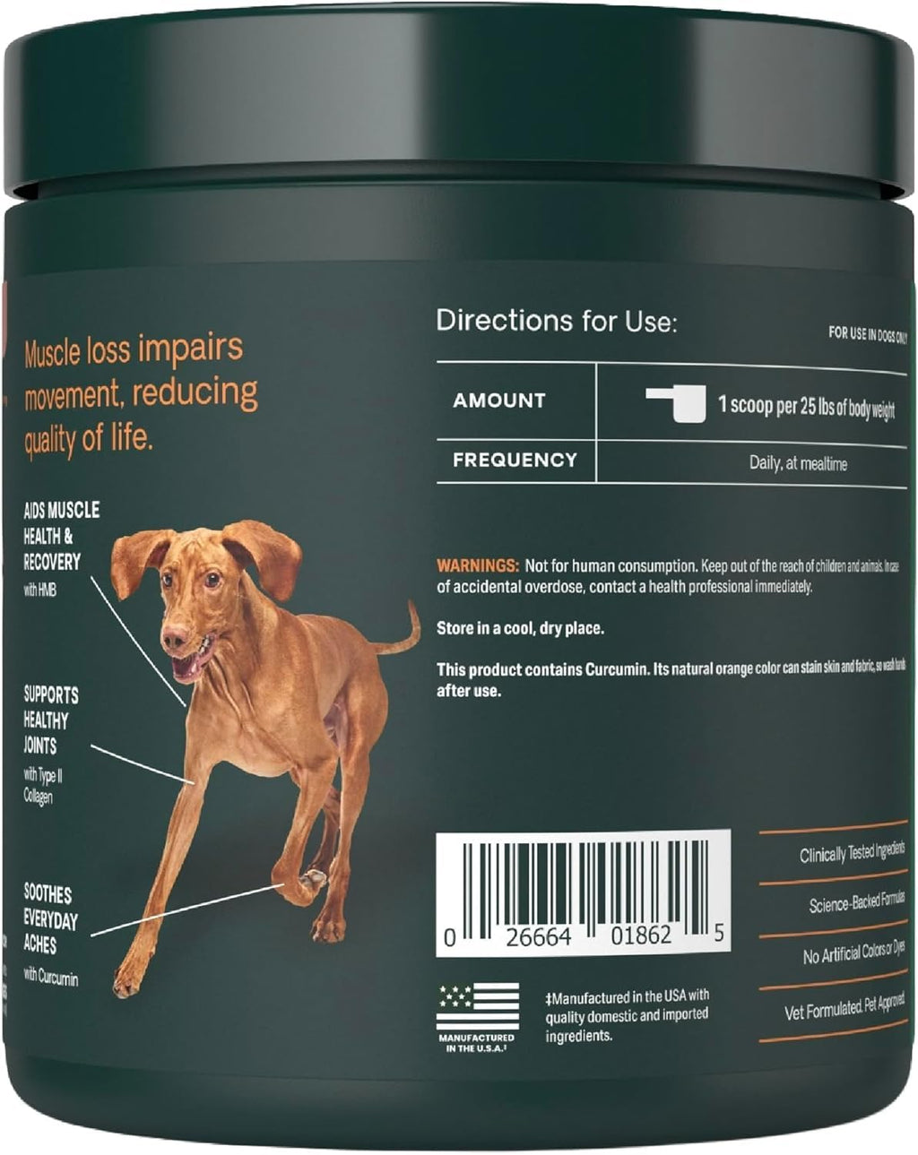 Healthy Muscle & Strength Powder for Dogs E210
