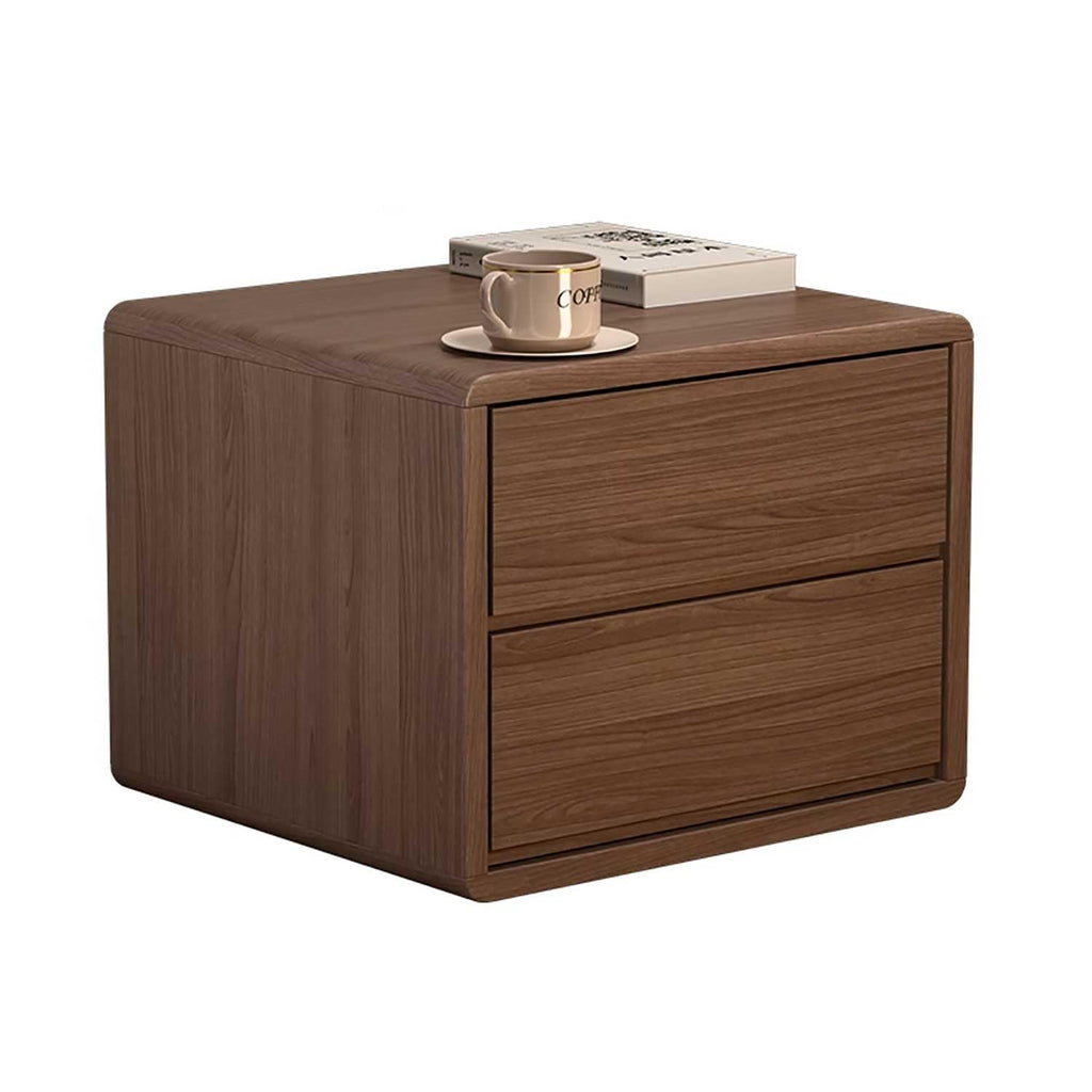 Brown 2 Drawer Nightstand A3654