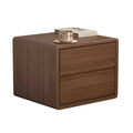 Brown 2 Drawer Nightstand A3654