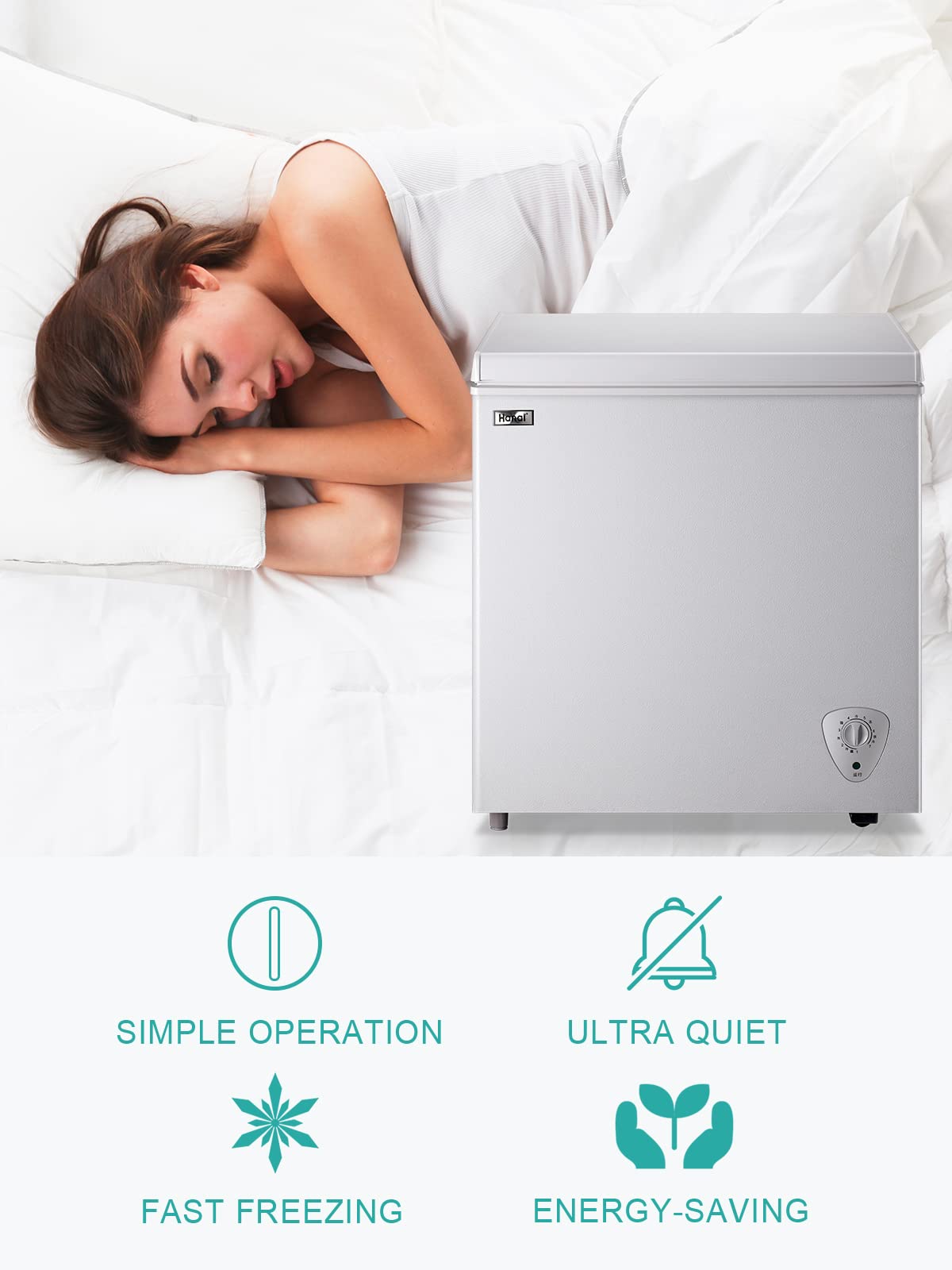 White 5.0 Cu.Ft Chest Freezer Y61858