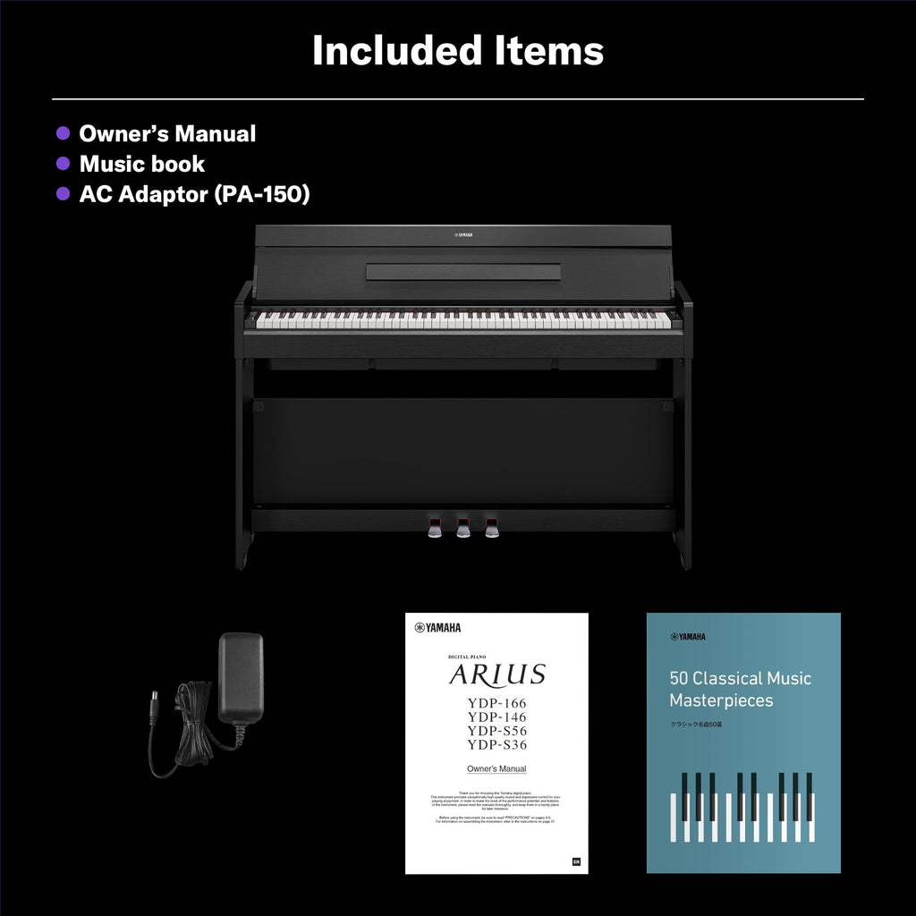 88-Key Weighted Digital Piano with 3-Pedal Unit in White Birch N158