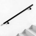 6FT Black Aluminum Stair Handrail Kit E143122