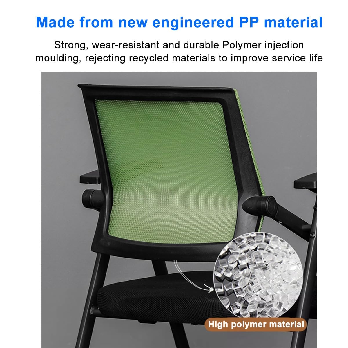 Folding Ergonomic Mesh Office Chair with Armrest Q1864