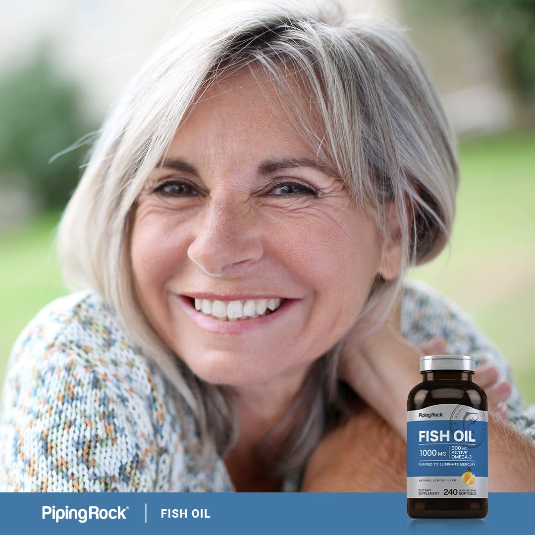 Fish Oil 1000mg 240 Softgels Omega-3 C24283
