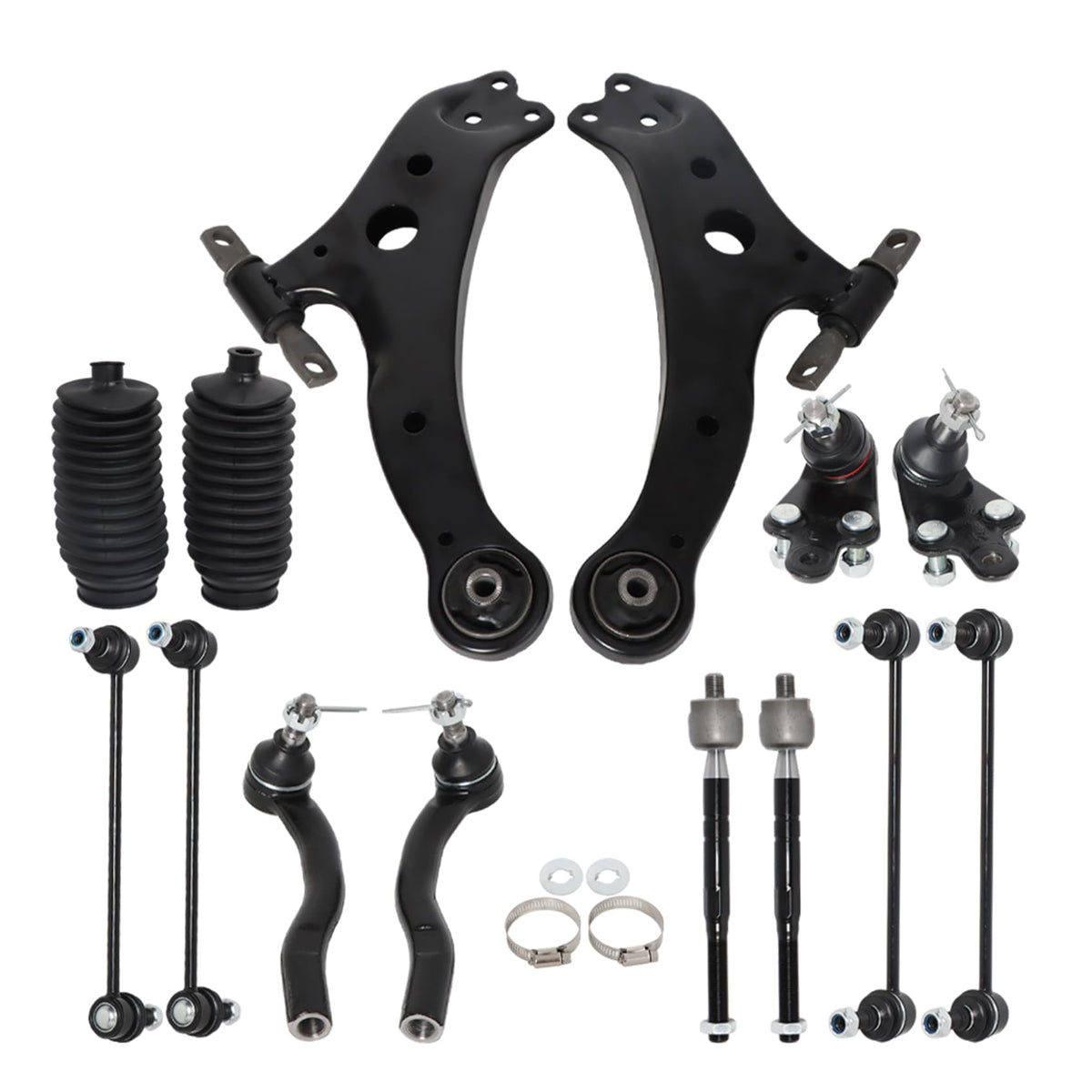 14PCS Front Lower Control Arm Suspension B417