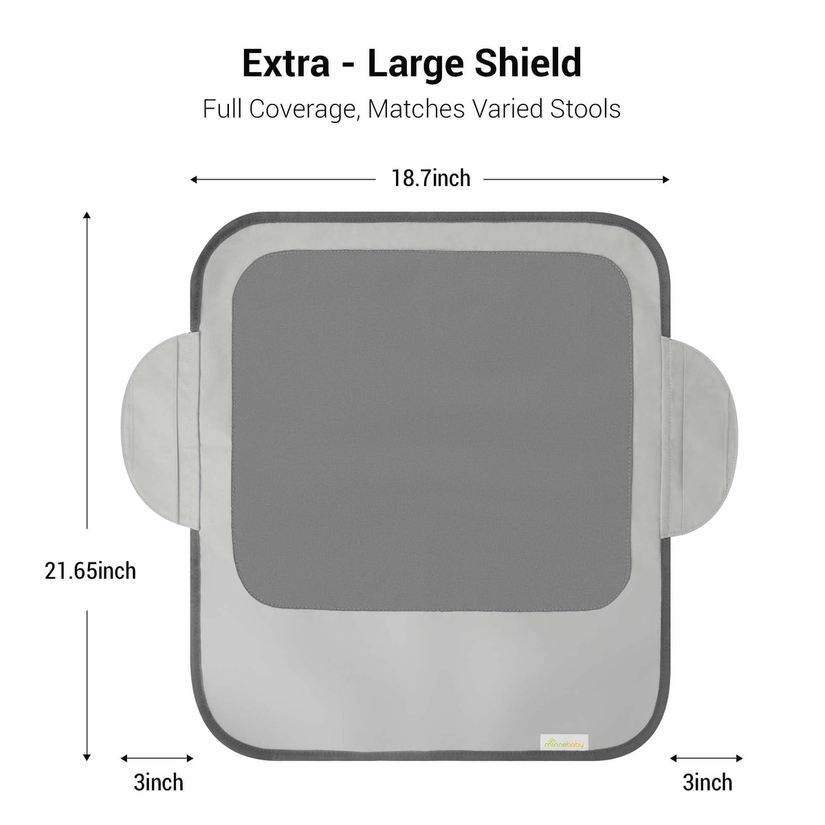Extra Large Grey Booster Chair Protector Cover Y4682