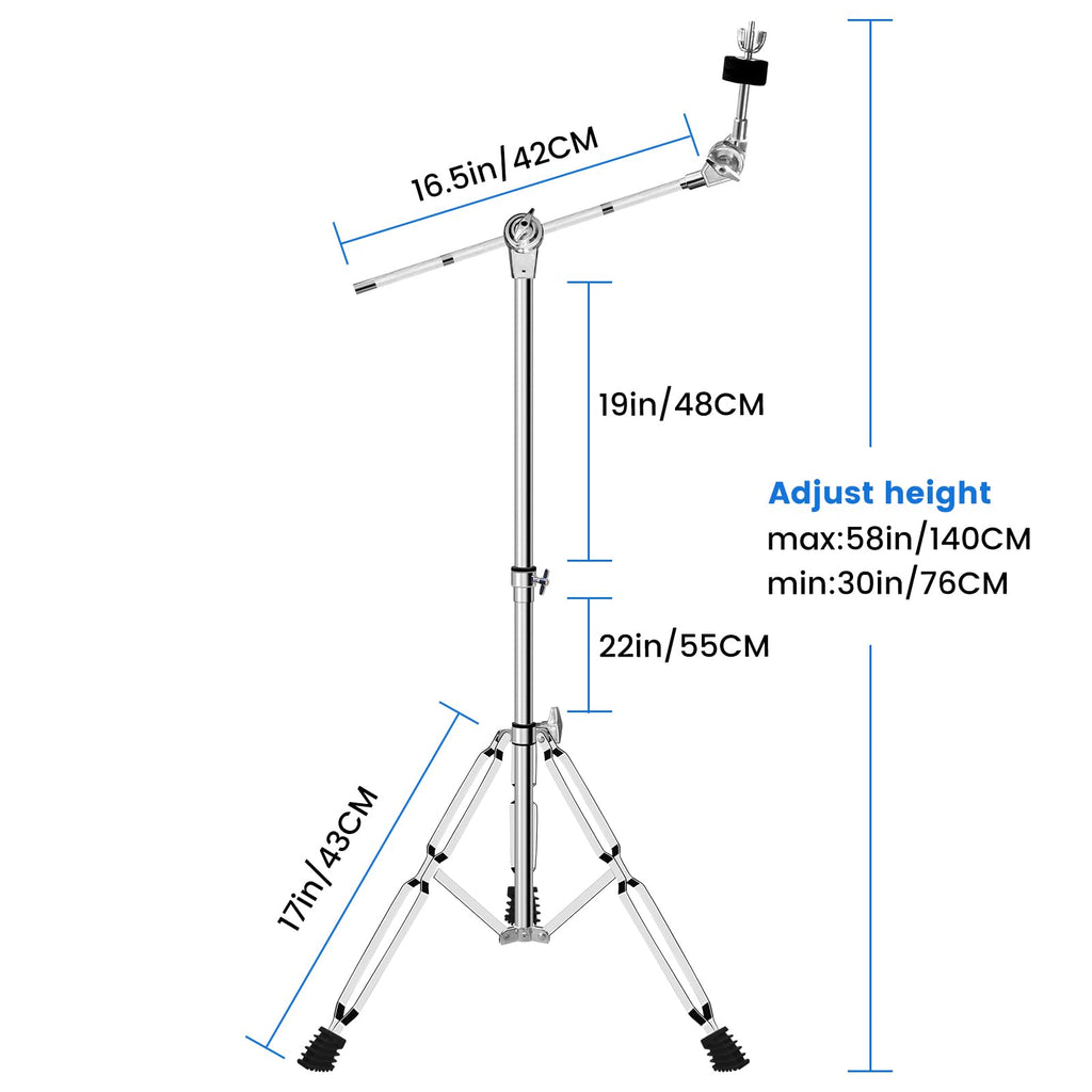 Adjustable Cymbal Stand with Double Braced Legs L666691