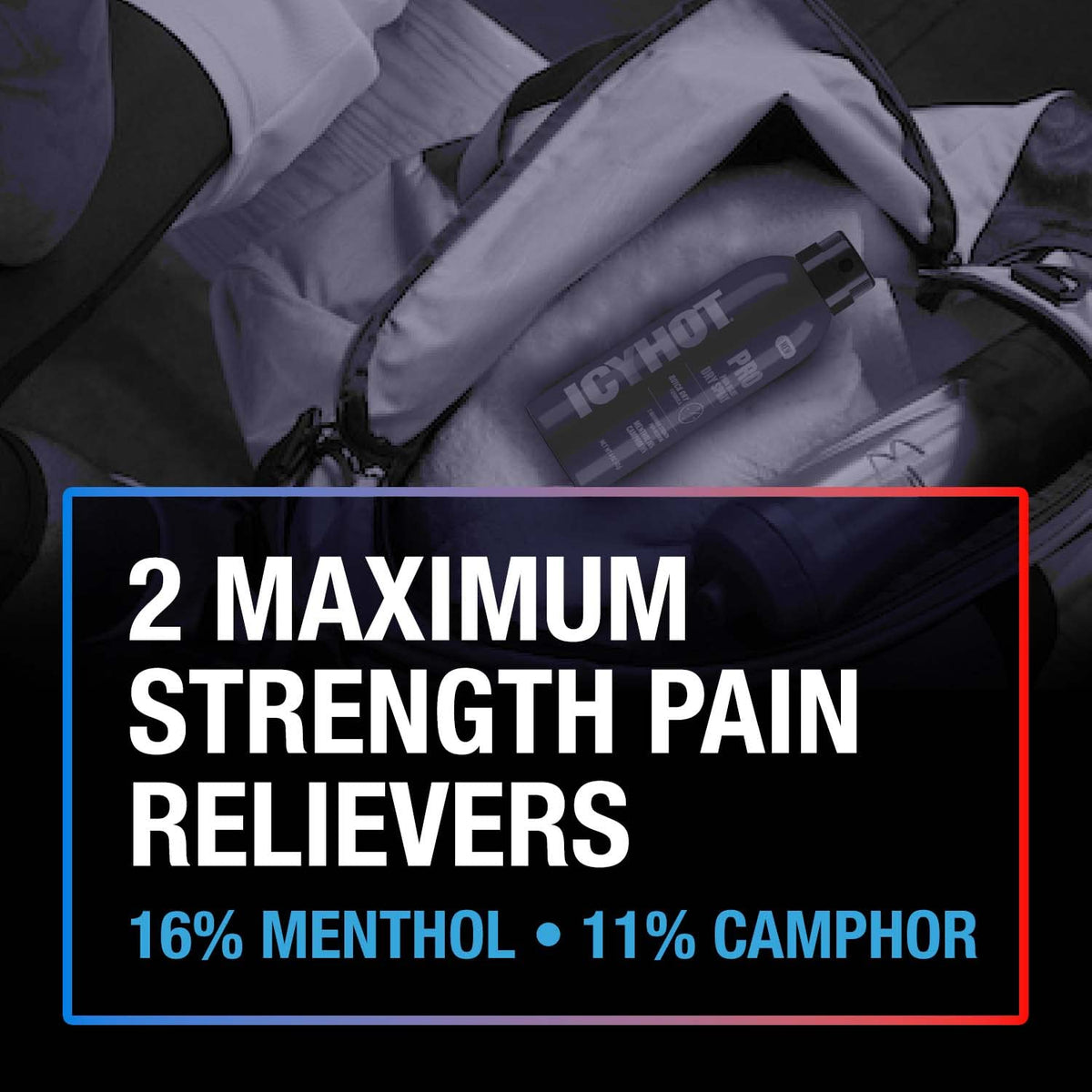 Pain Relief Dry Spray 4 oz with Menthol & Camphor Pack of 2 Q609459