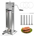 15LBS/7L Two Speed Stainless Steel Vertical Sausage Stuffer O8303