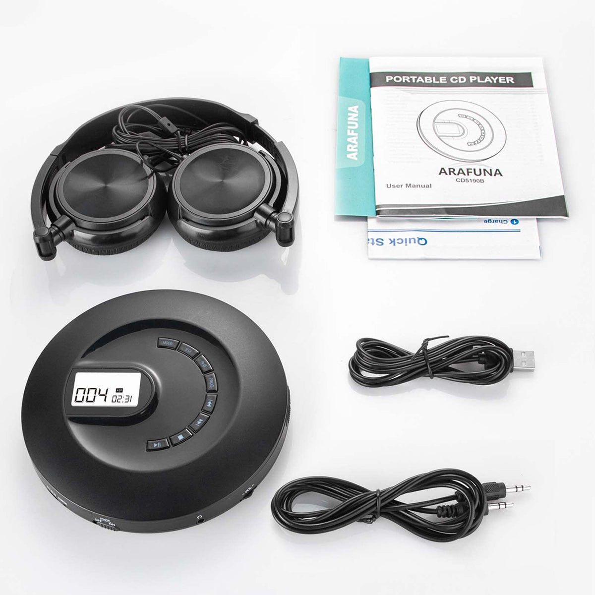 Portable CD Player with Headphone I1489