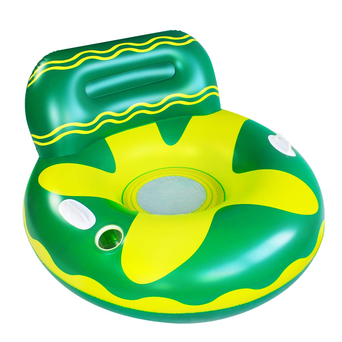 Pool Lounger Float with Cup Holder I70172