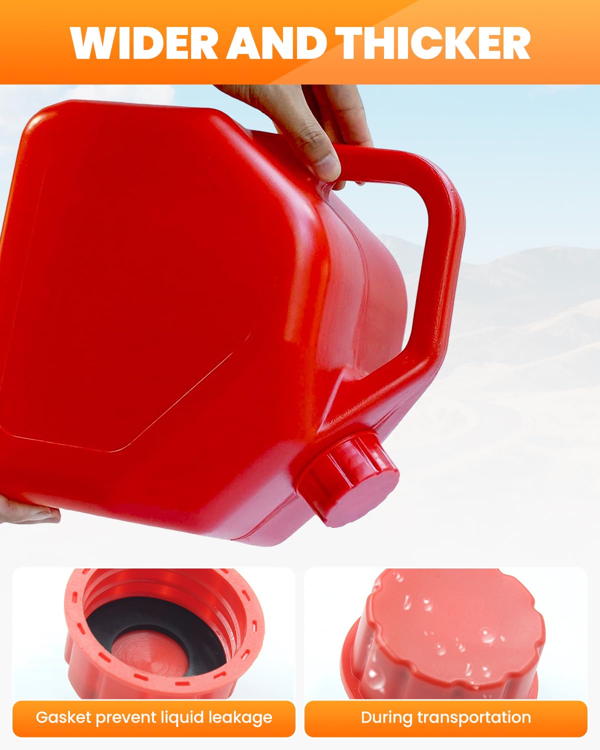 Red 5 Gallon Gas Can Replacement Caps R976