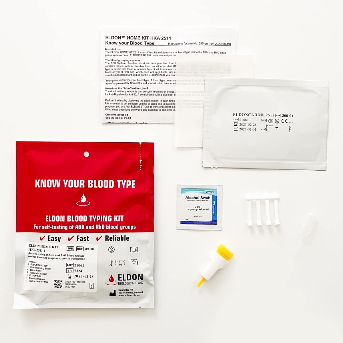 Home Blood Typing Kit O867
