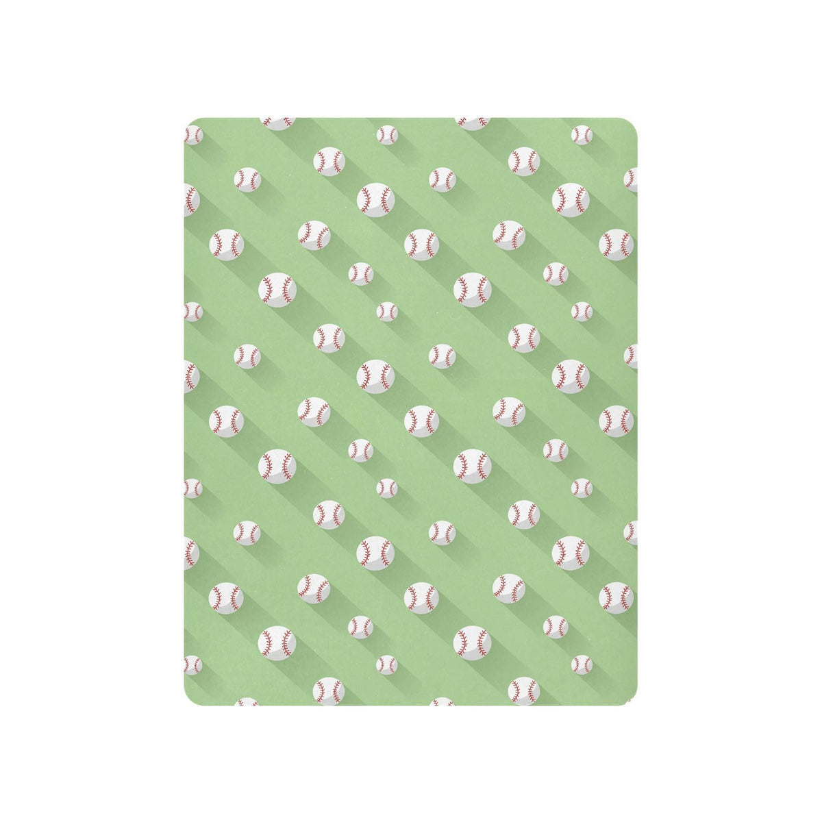 Baseball 3D Print Crib Sheet 52" x 28" E550015
