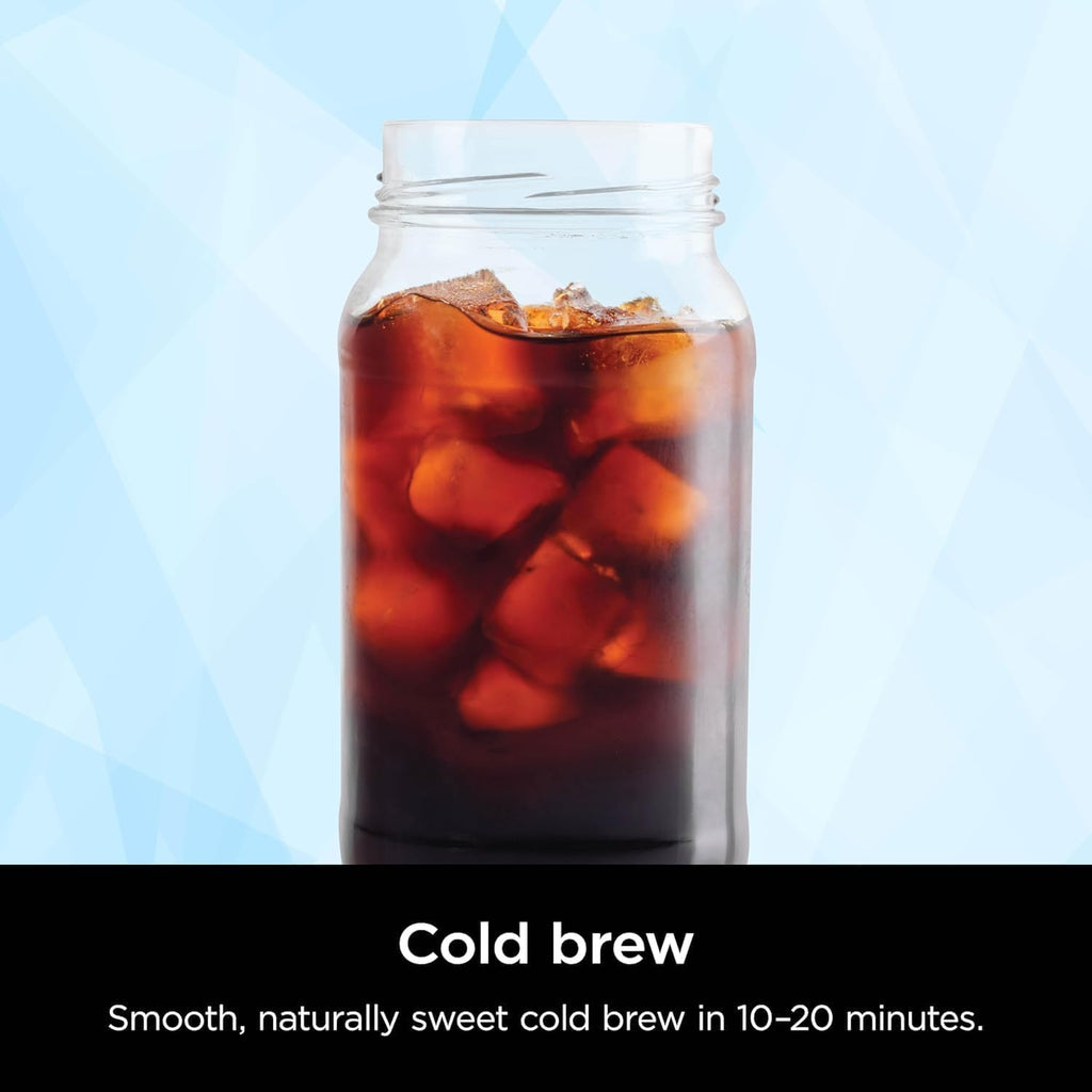 Hot & Iced XL Coffee Maker with Rapid Cold Brew, 8 Sizes, Black I579