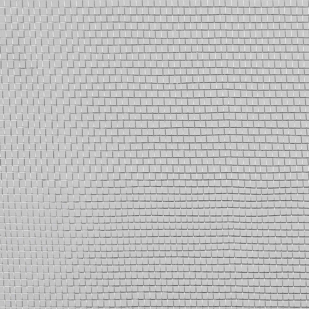 Aluminum Mesh Screen 39.4"x196.9" Silver T90401