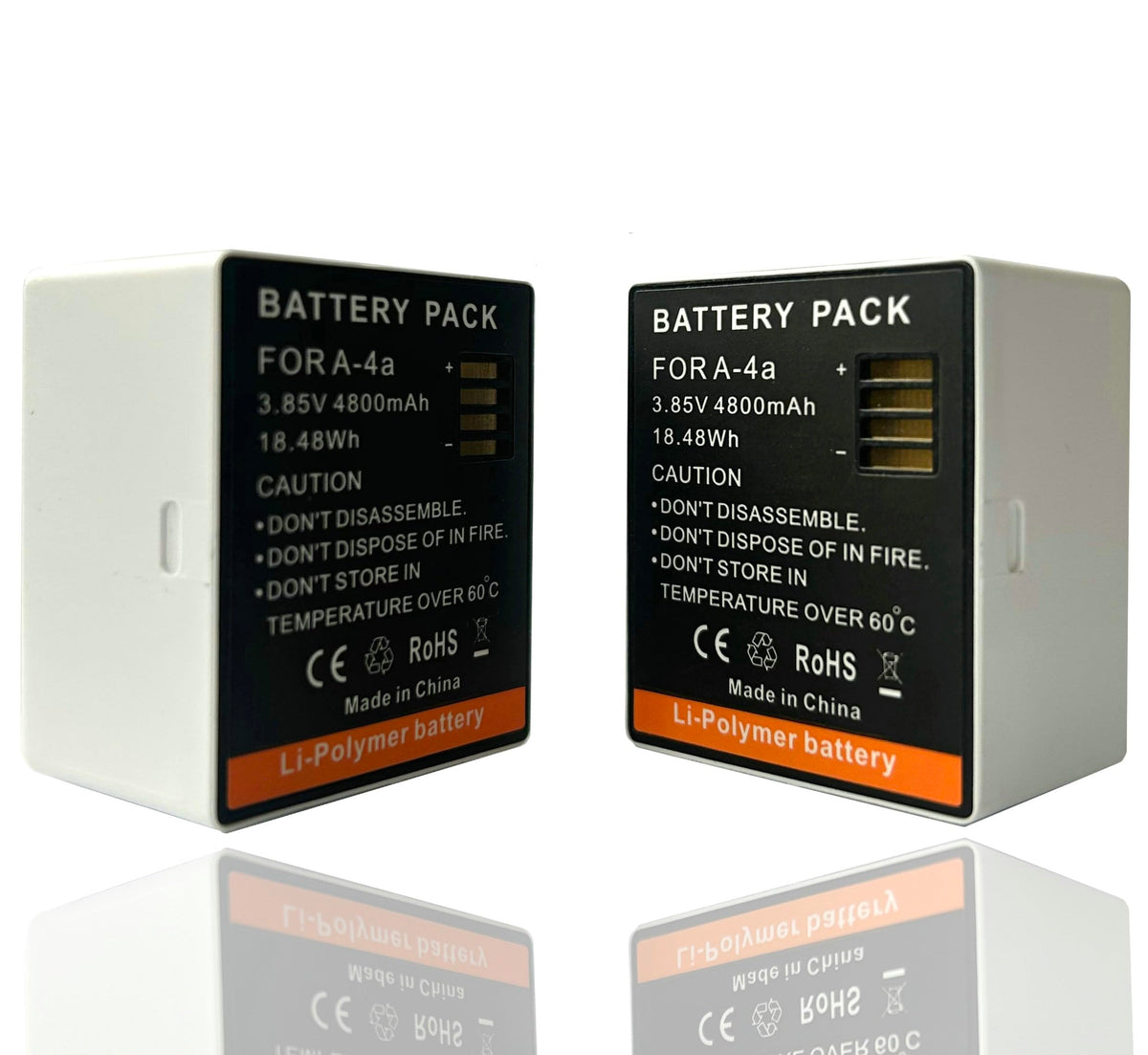 LCD Dual Charger with 2-Pack Batteries 3.85V 4800mAh B7982