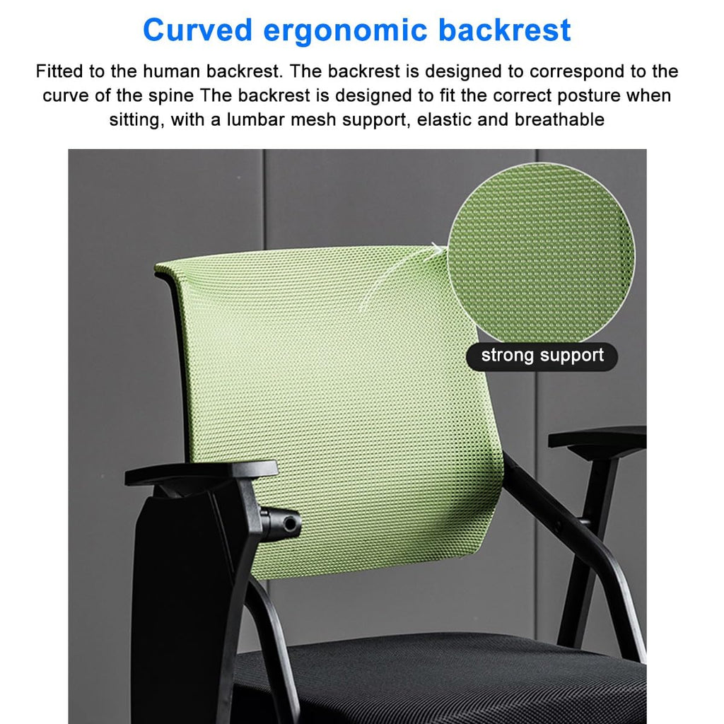 Folding Ergonomic Mesh Office Chair with Armrest Q1864