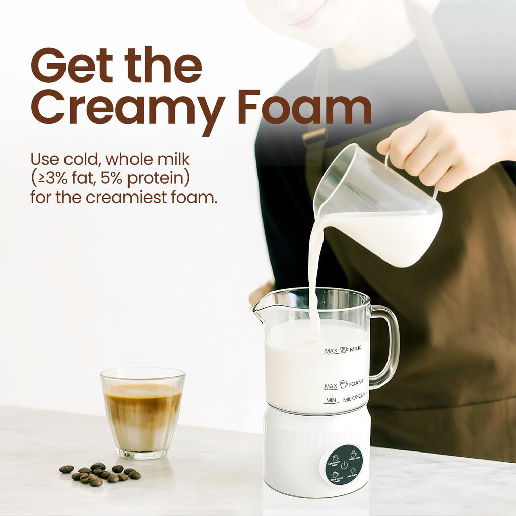 4-in-1 Electric Milk Frother and Steamer S162879
