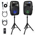 Portable 12-Inch 1000 Watts 2-Way Powered PA Speaker System J3799
