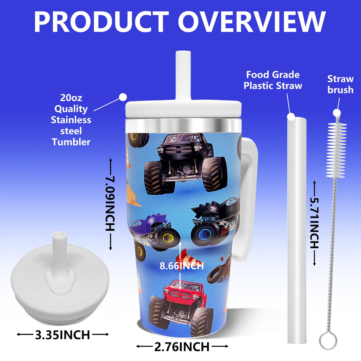 20 oz Insulated Stainless Steel Water Bottle G201