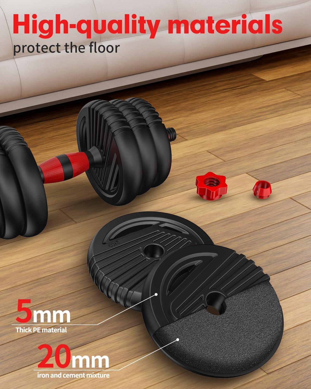 Adjustable Dumbbell Set 4 in 1 Free Weights C417