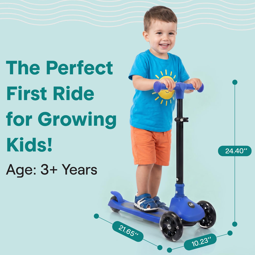 3-Wheel Toddler Scooter with LED Wheels W667