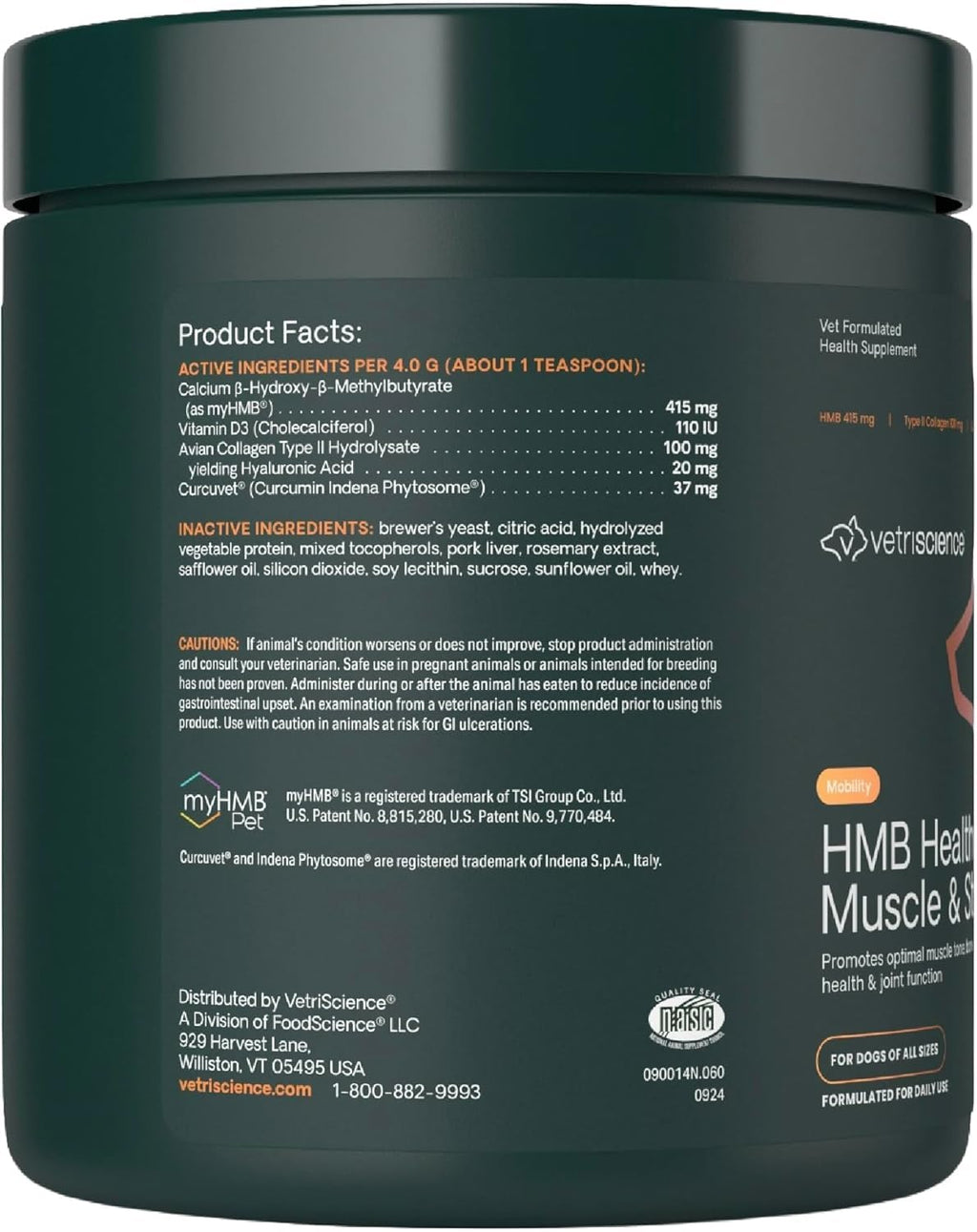 Healthy Muscle & Strength Powder for Dogs E210
