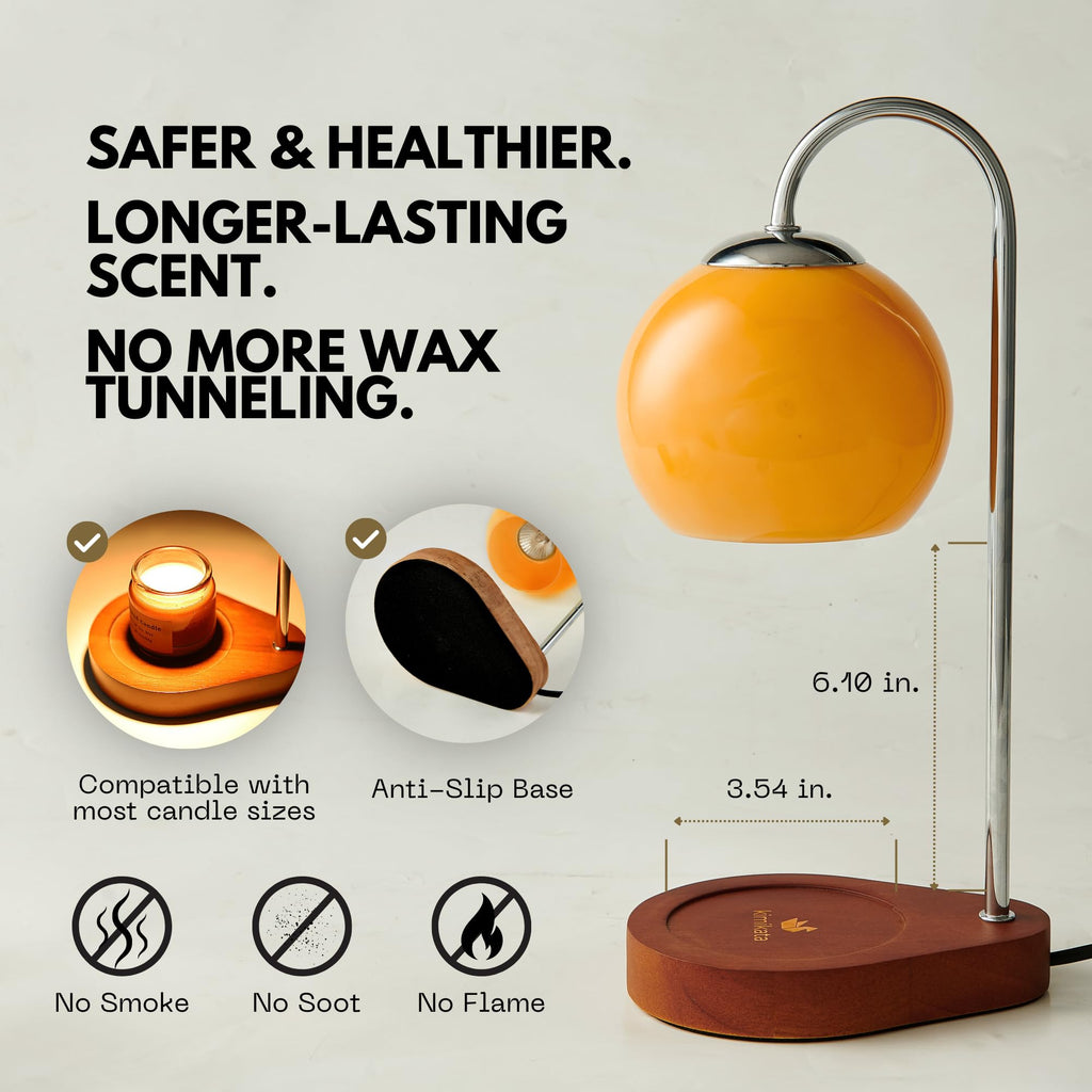Dimmable Electric Candle Warmer Lamp with Timer R990483