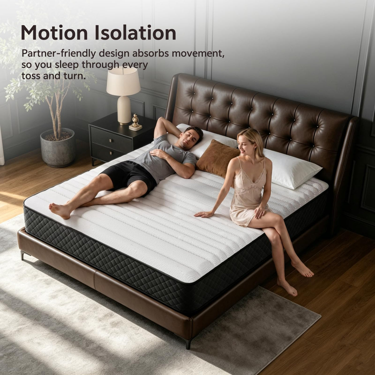 Full Size 12 Inch Hybrid Mattress O163