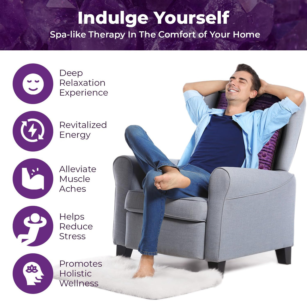 Far Infrared Amethyst Heating Pad Mini 32" L x 20"W B591