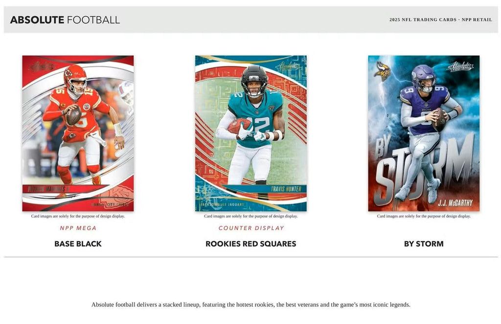 2025 Absolute Football Series Blaster Box with 4 Green Parallels F69469
