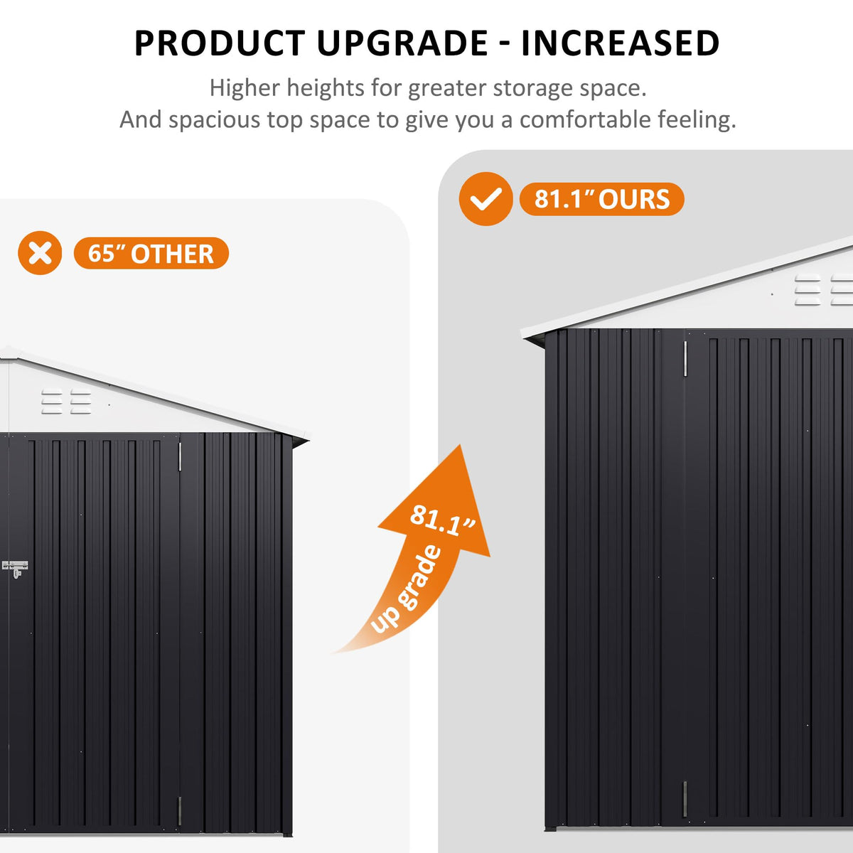 9.3x13.5 FT Outdoor Storage Shed M614675