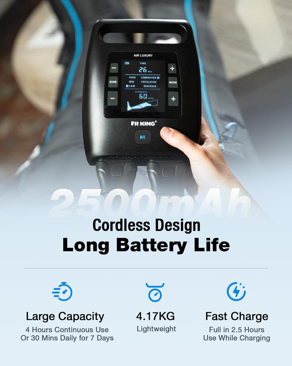 Cordless Full Leg Massager M6388