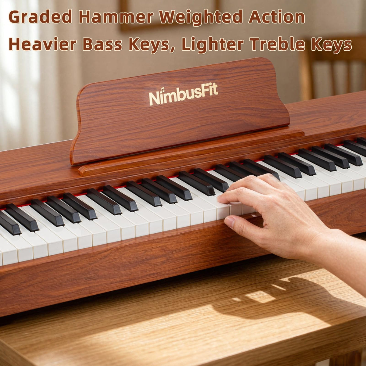88 Keys Hammer Weighted Digital Piano Q2793