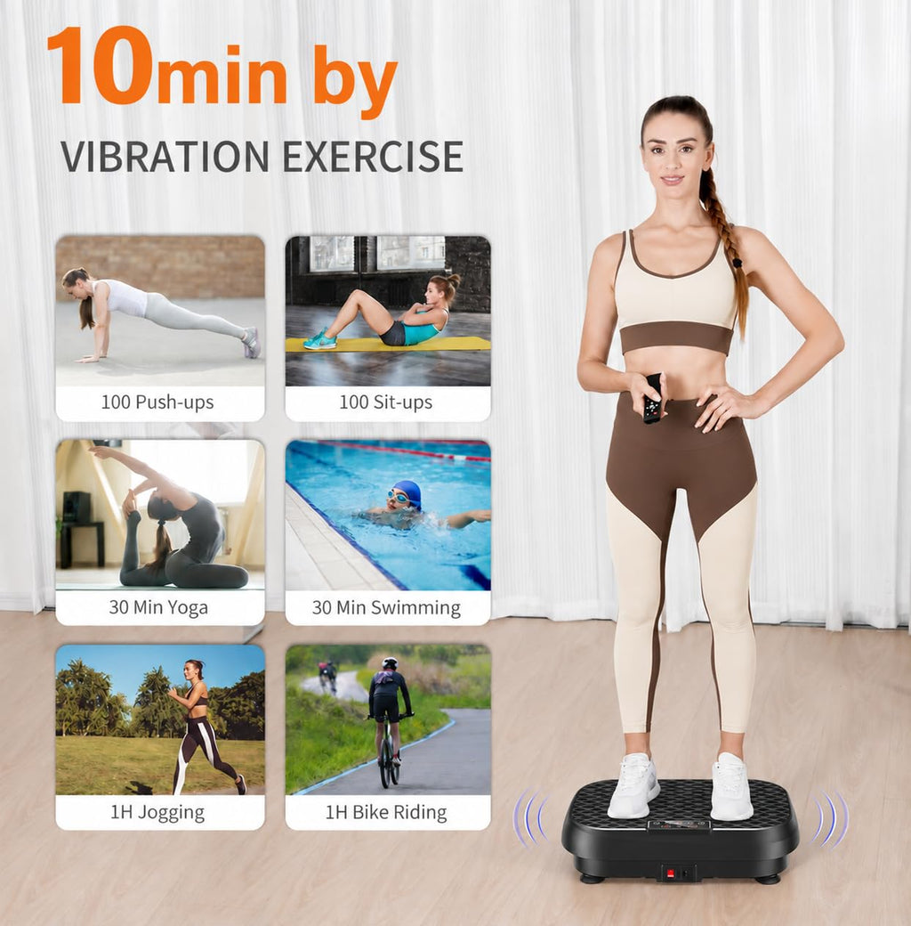 Vibration Plate Exercise Machine 99 Speeds 330 LBS Capacity N645