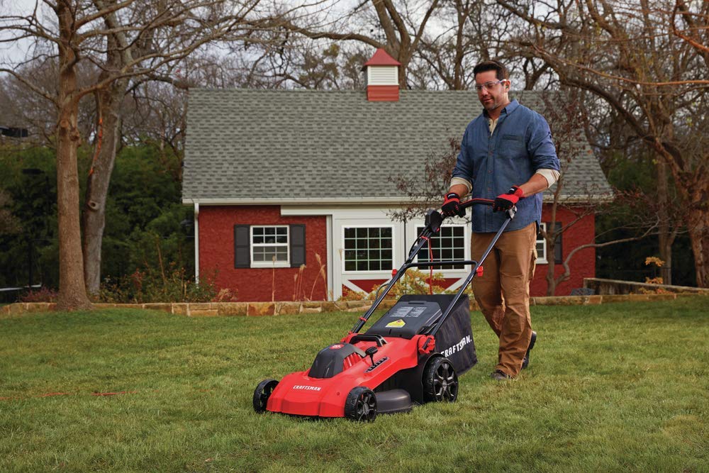 Electric Push Lawn Mower, 20-Inch Corded 13-AMP O506870