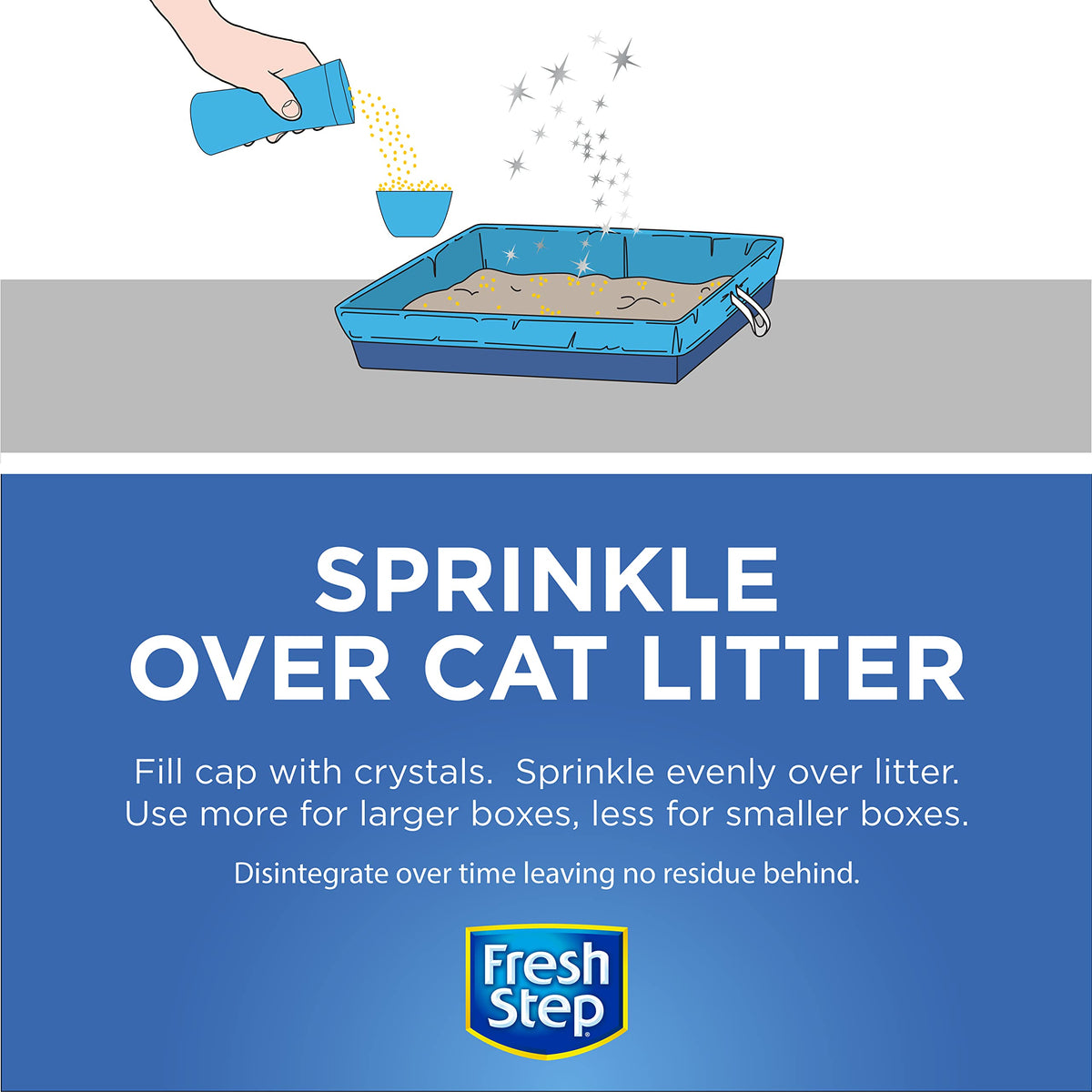 Cat Litter Crystals Summer Breeze Scent 15 Ounces 3 Pack R917